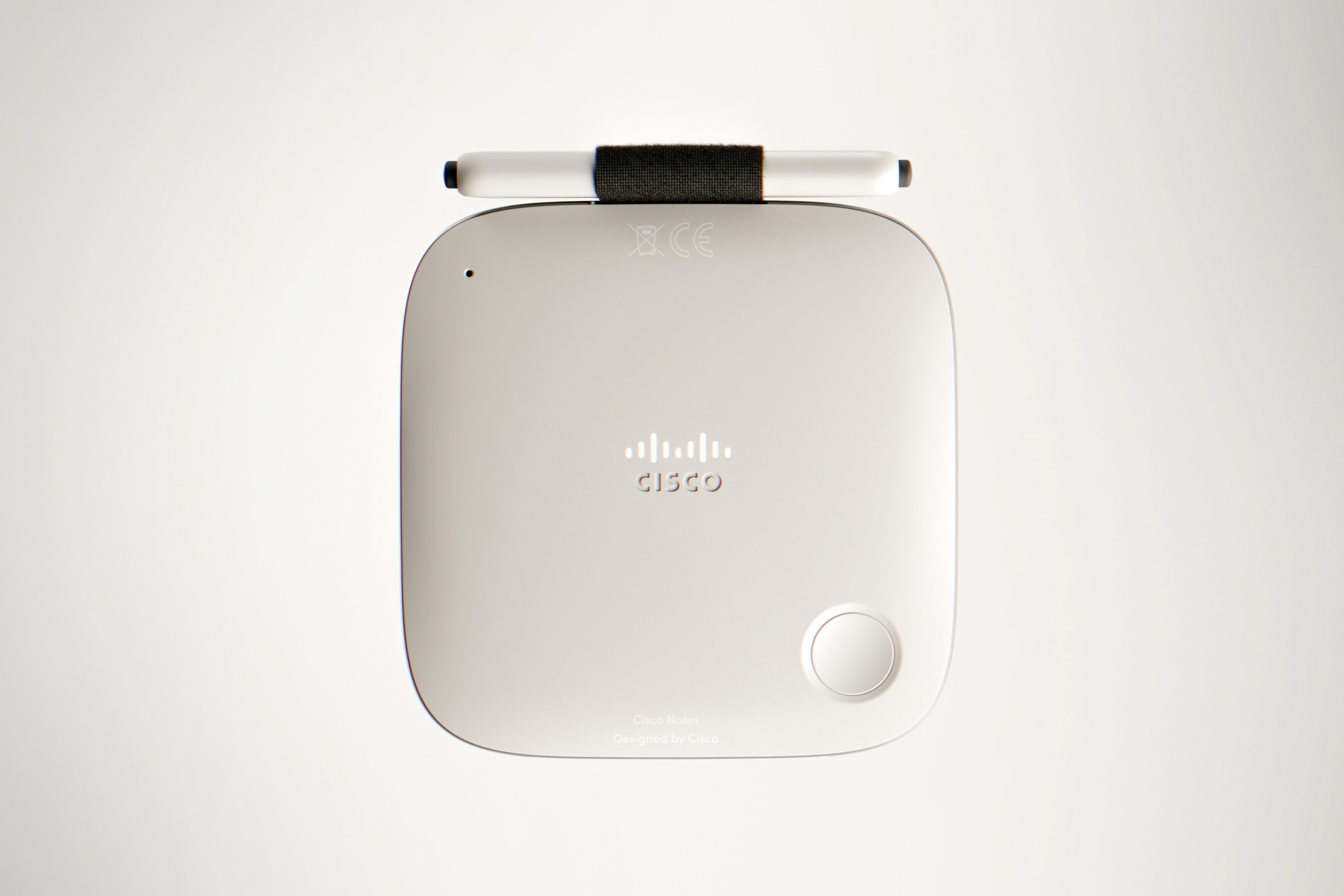 Cisco Notes device overview from the front showing the main interface