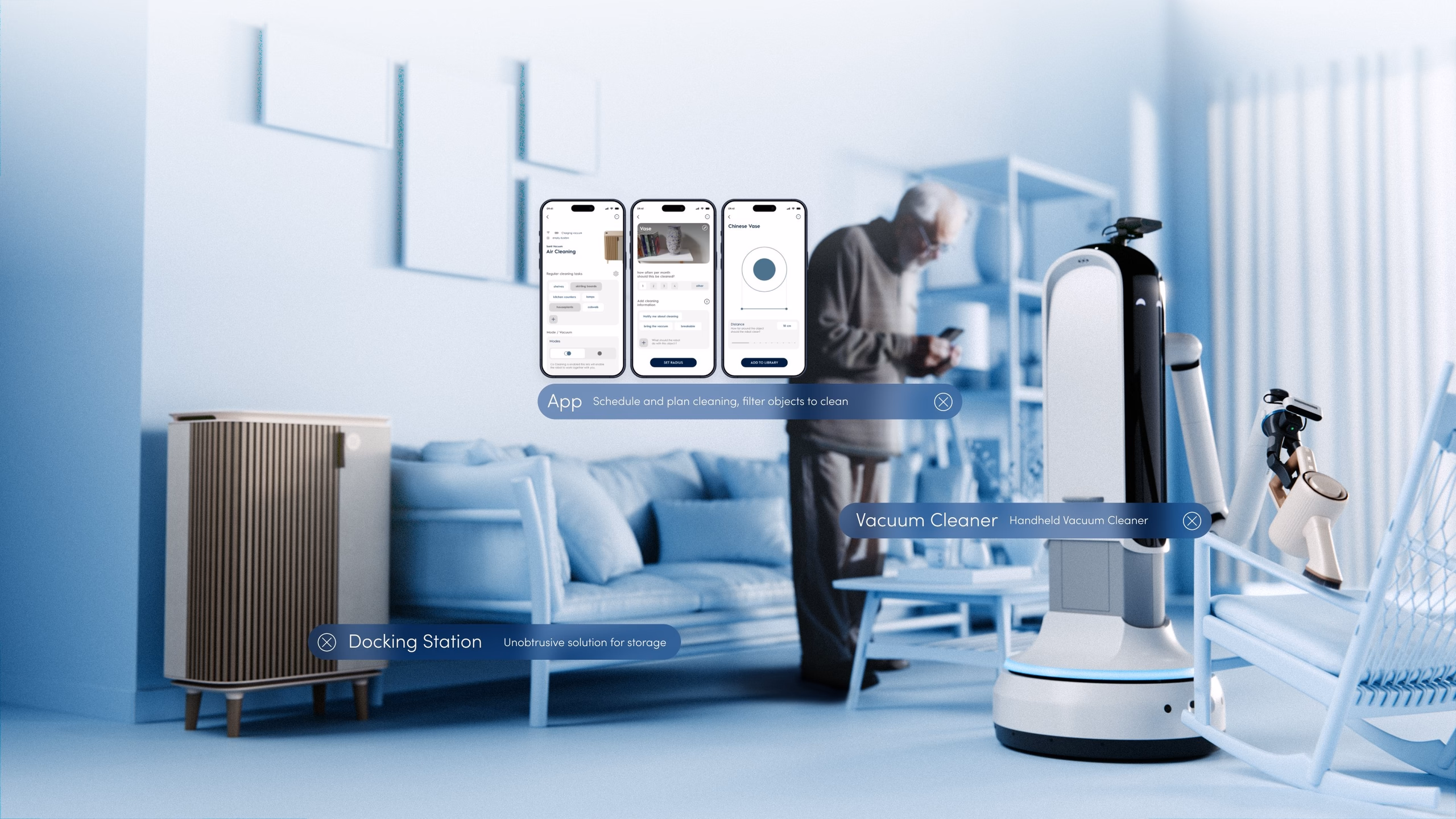 Complete automated cleaning solution ecosystem
